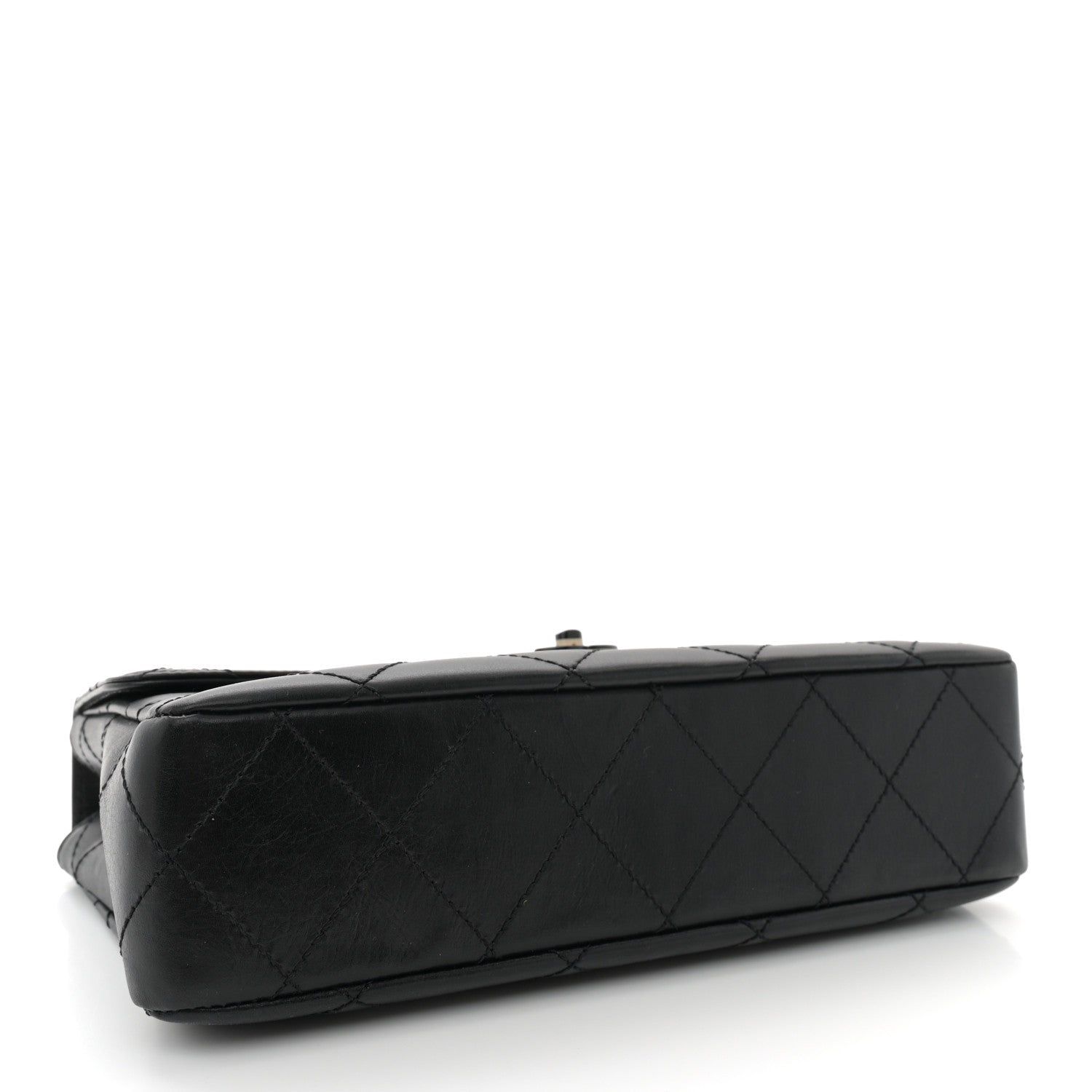 Chanel Lambskin Bekko Resin Medium Single Flap Black 4 of 12