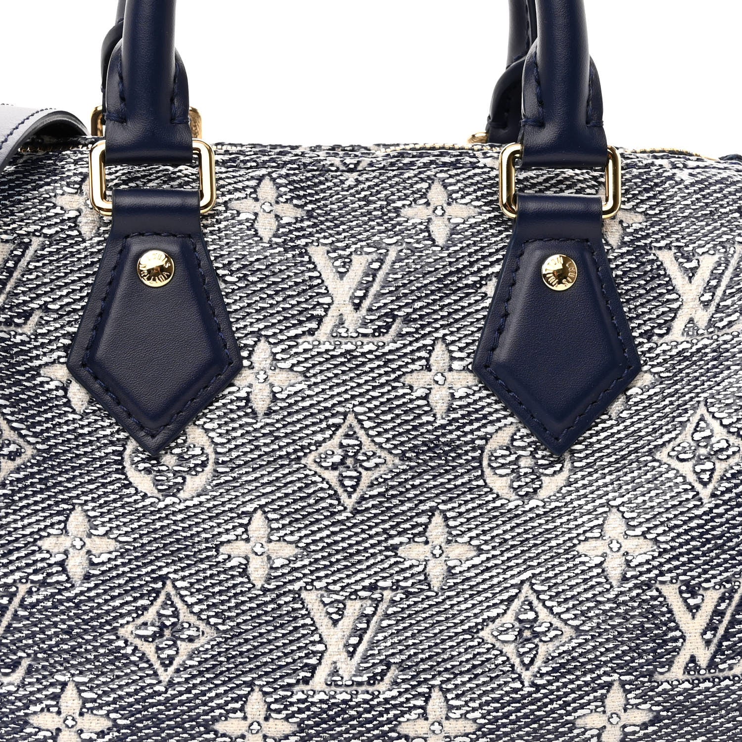 Louis Vuitton Monoglam Speedy Bandouliere 20 Blue 7 of 9
