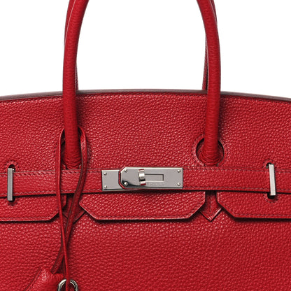 Hermes Togo Birkin 35 Rouge Garance 8 of 14
