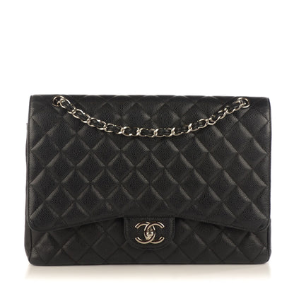 Chanel Caviar Quilted Maxi Double Flap Black 1 of 7