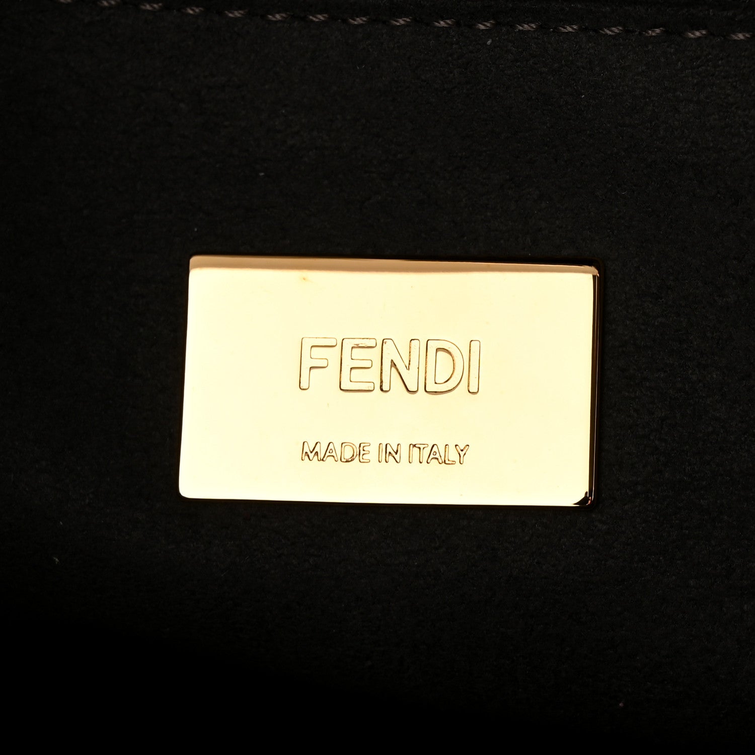 Fendi Nappa FF 1974 Embossed Small FF Tote Black 6 of 11