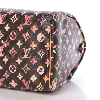 Louis Vuitton Watercolor Aquarelle Speedy 35 Brown 9 of 9