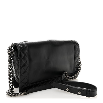 Chanel Calfskin Enchained Medium Boy Flap Black 3 of 10