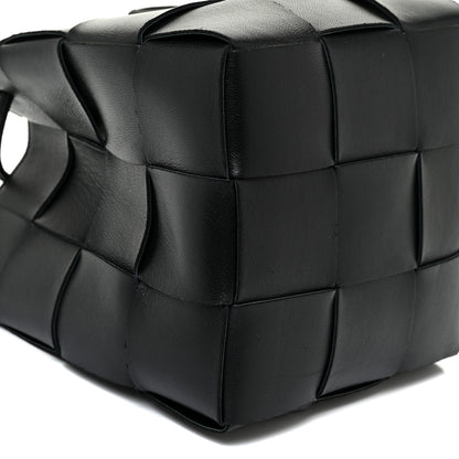 Bottega Veneta Nappa Maxi Intrecciato Cassette Bucket Bag Black 7 of 11