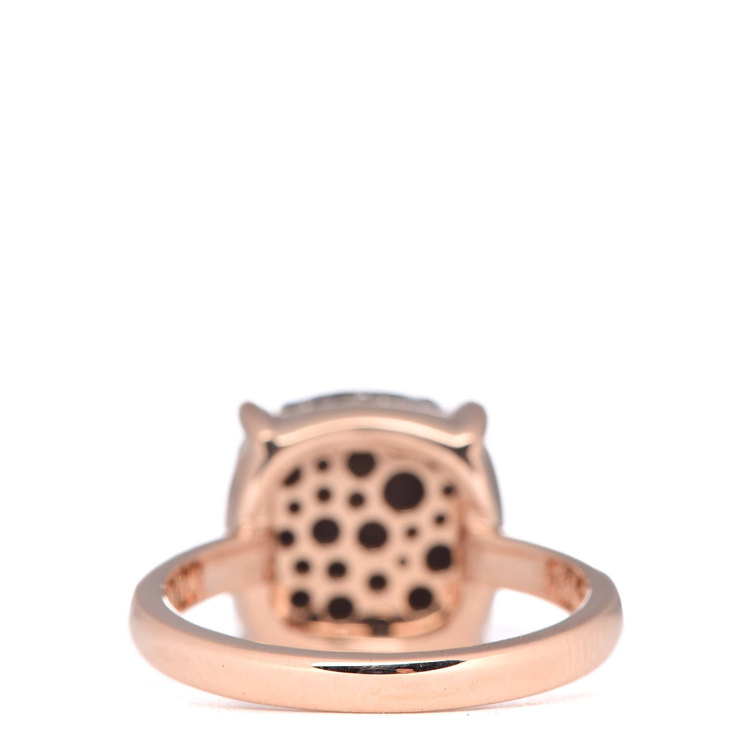 Tiffany 18K Rose Gold Black Spinel 12mm Paloma Picasso Sugar Stacks Ring 54 7 4 of 6