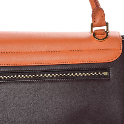 Celine Smooth Calfskin Nubuck Small Tri-Color Trapeze 10 of 16