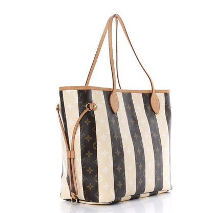 Louis Vuitton Monogram Rayures Neverfull MM 3 of 10