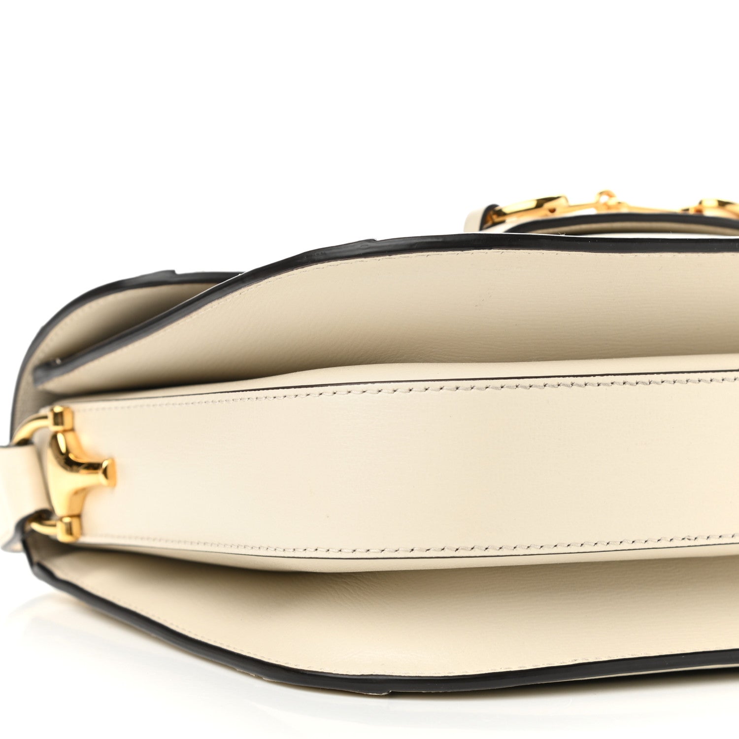 Gucci GG Supreme Monogram Horsebit 1955 Shoulder Bag Beige Mystic White 9 of 10