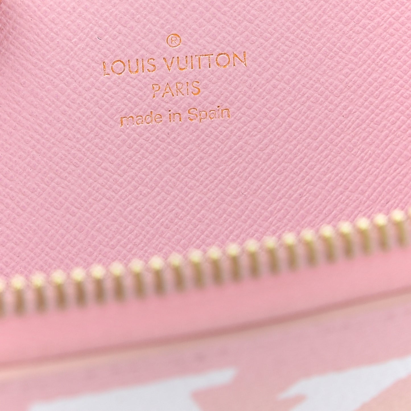 Monogram Giant By The Pool Zippy Wallet Light Pink