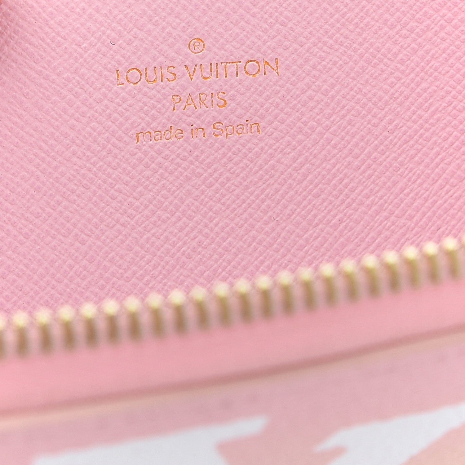 Louis Vuitton Monogram Giant By The Pool Zippy Wallet Light Pink 6 of 7
