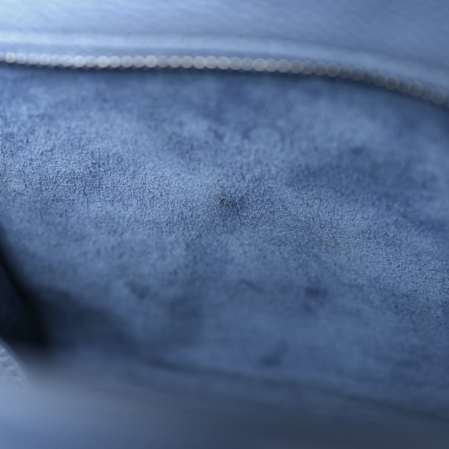 Celine Drummed Calfskin Nano Luggage Blue 12 of 12