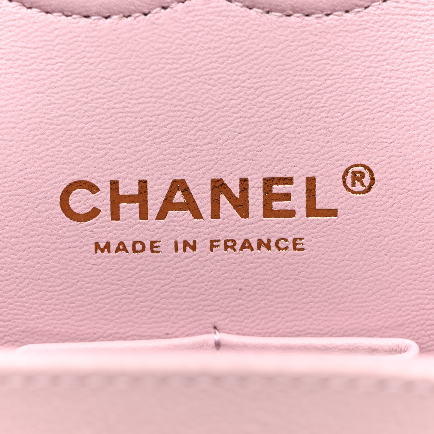 Caviar Quilted Medium Double Flap Light Pink