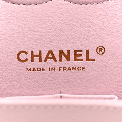 Chanel Caviar Quilted Medium Double Flap Light Pink 6 of 13