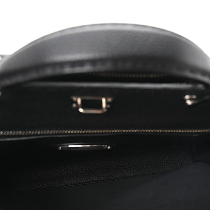 Fendi Cuoio Romano Selleria Metal Stitch Large Mens Peekaboo Iconic Essential Satchel Black 5 of 9