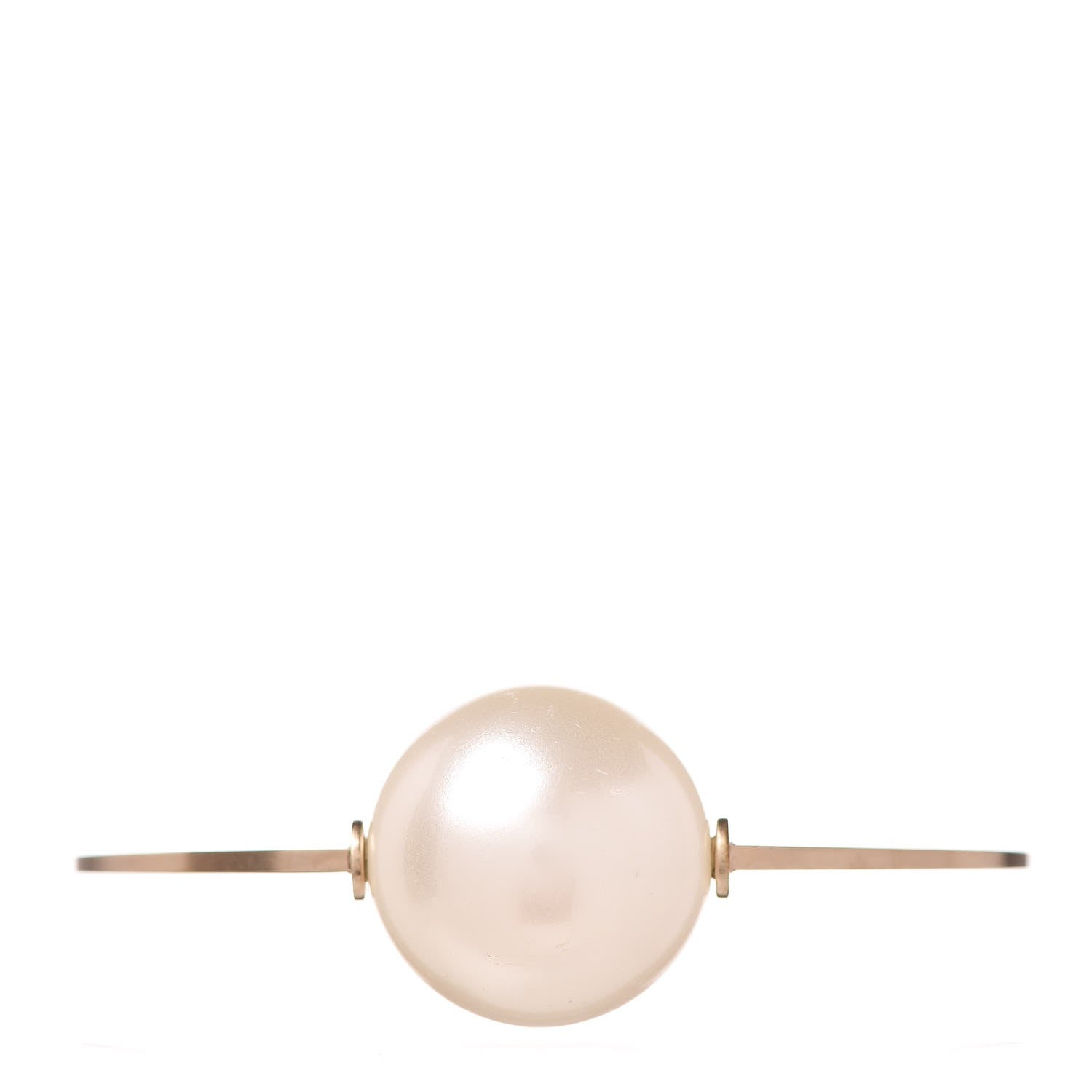 Chanel Pearl Medium Bangle Gold 1 of 6