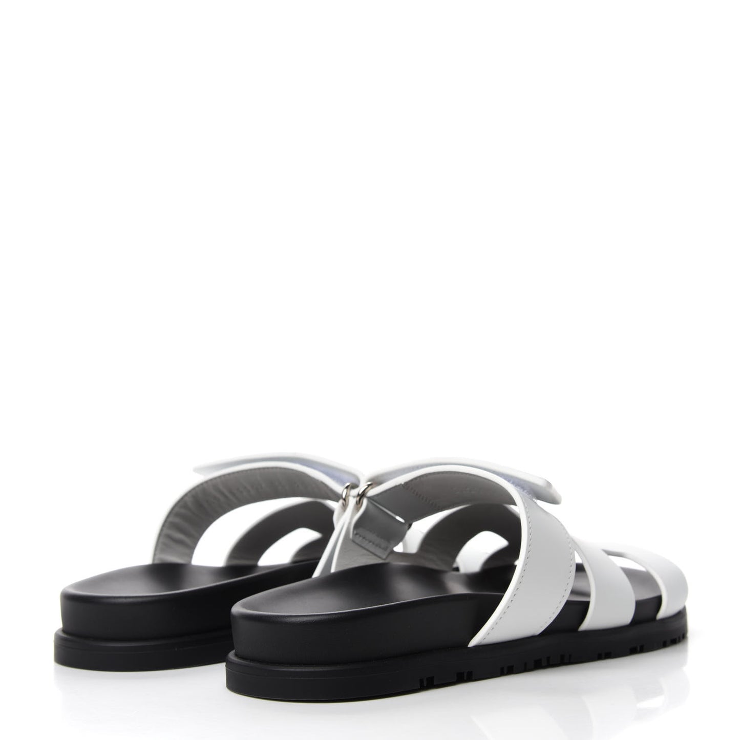 Calfskin Womens Chypre Sandals 38 White