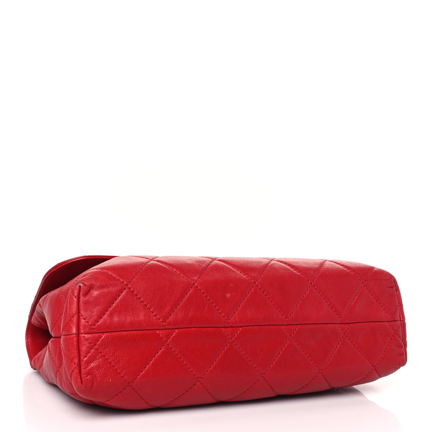 Calfskin Quilted In the Business Flap Bag Red
