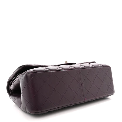 Chanel Lambskin Quilted Jumbo Double Flap Purple 4 of 16