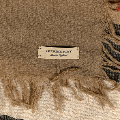 Burberry Wool Giant Check Scarf Trench 3 of 3