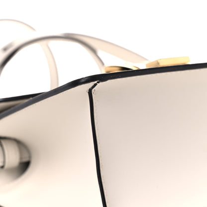 Gucci Calfskin Mini Sylvie Top Handle Bag White 9 of 14