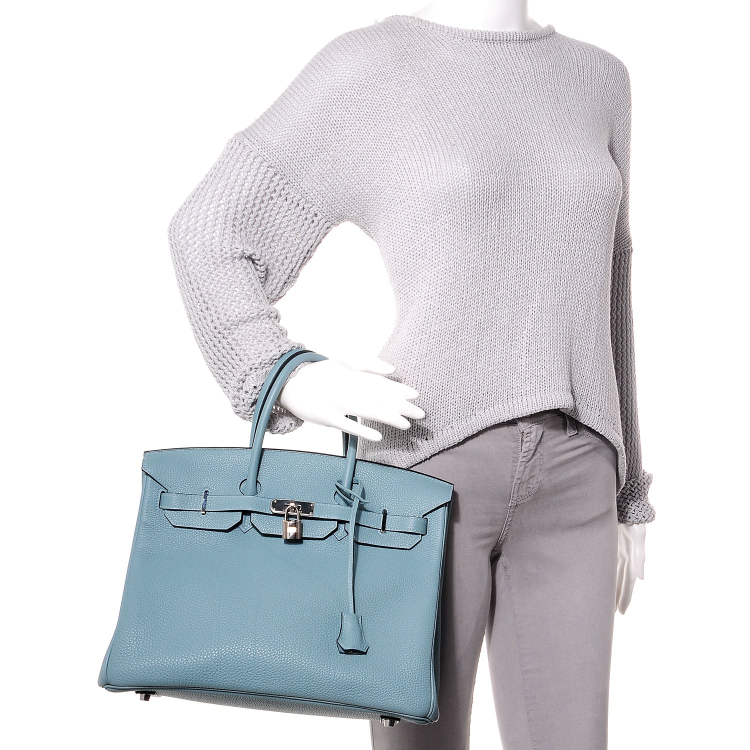 Hermes Togo Birkin 35 Ciel 2 of 10