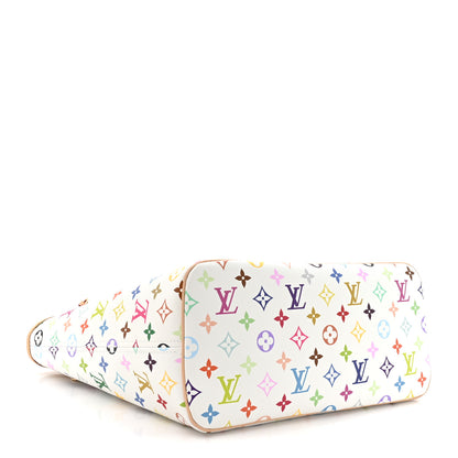 Louis Vuitton LV x TM Monogram Multicolor Neverfull MM White 4 of 10