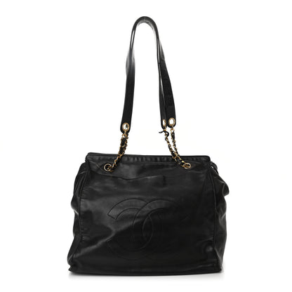 Chanel Lambskin CC Shoulder Bag Black 1 of 10