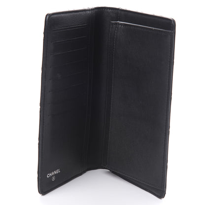 Chanel Calfskin Diamond Stitched Wallet Black 5 of 8