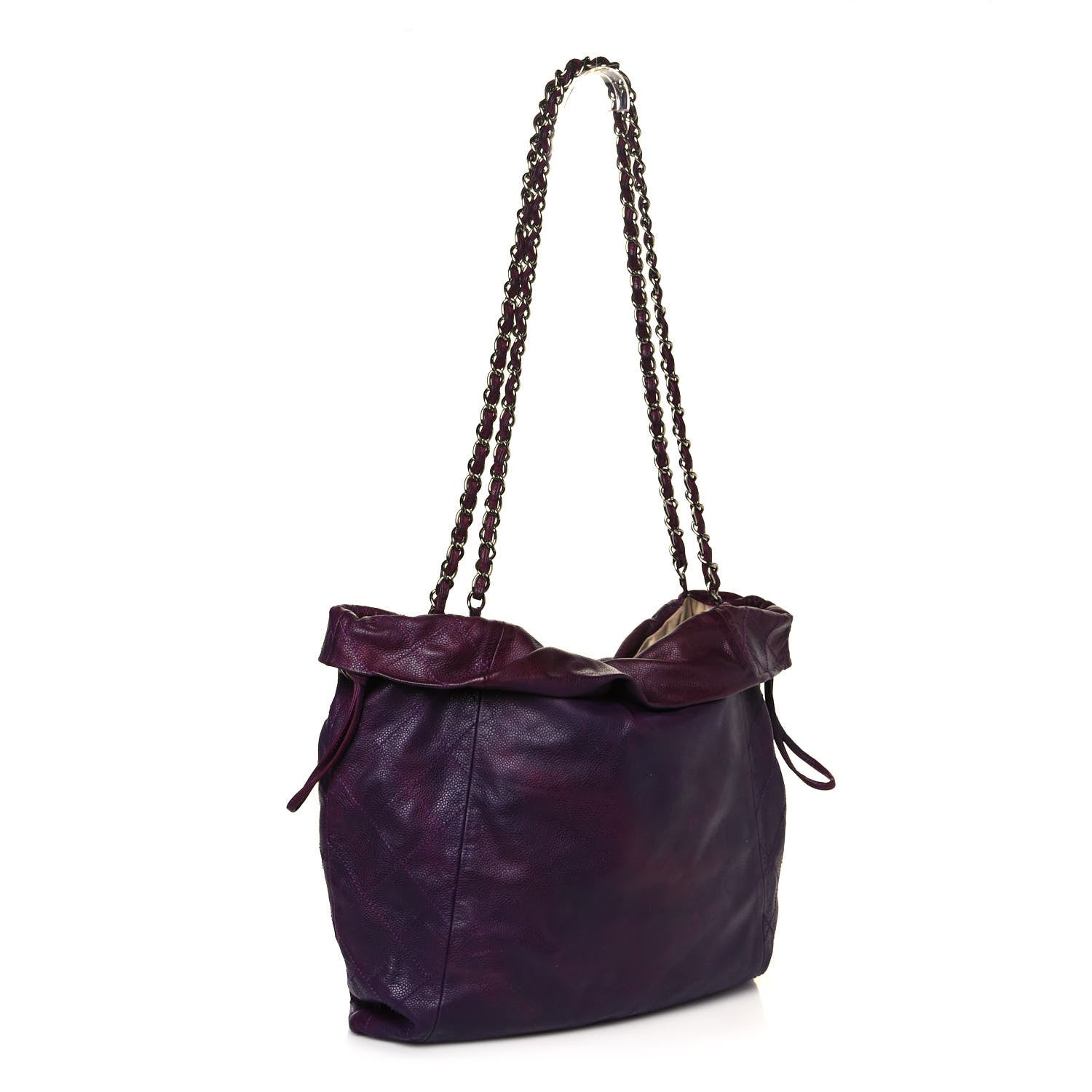 Chanel Caviar 31 Drawstring Tote Burgundy 3 of 21