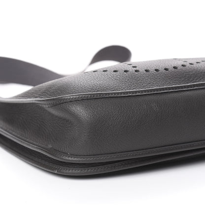 Hermes Taurillon Clemence Evelyne II PM Graphite 8 of 12