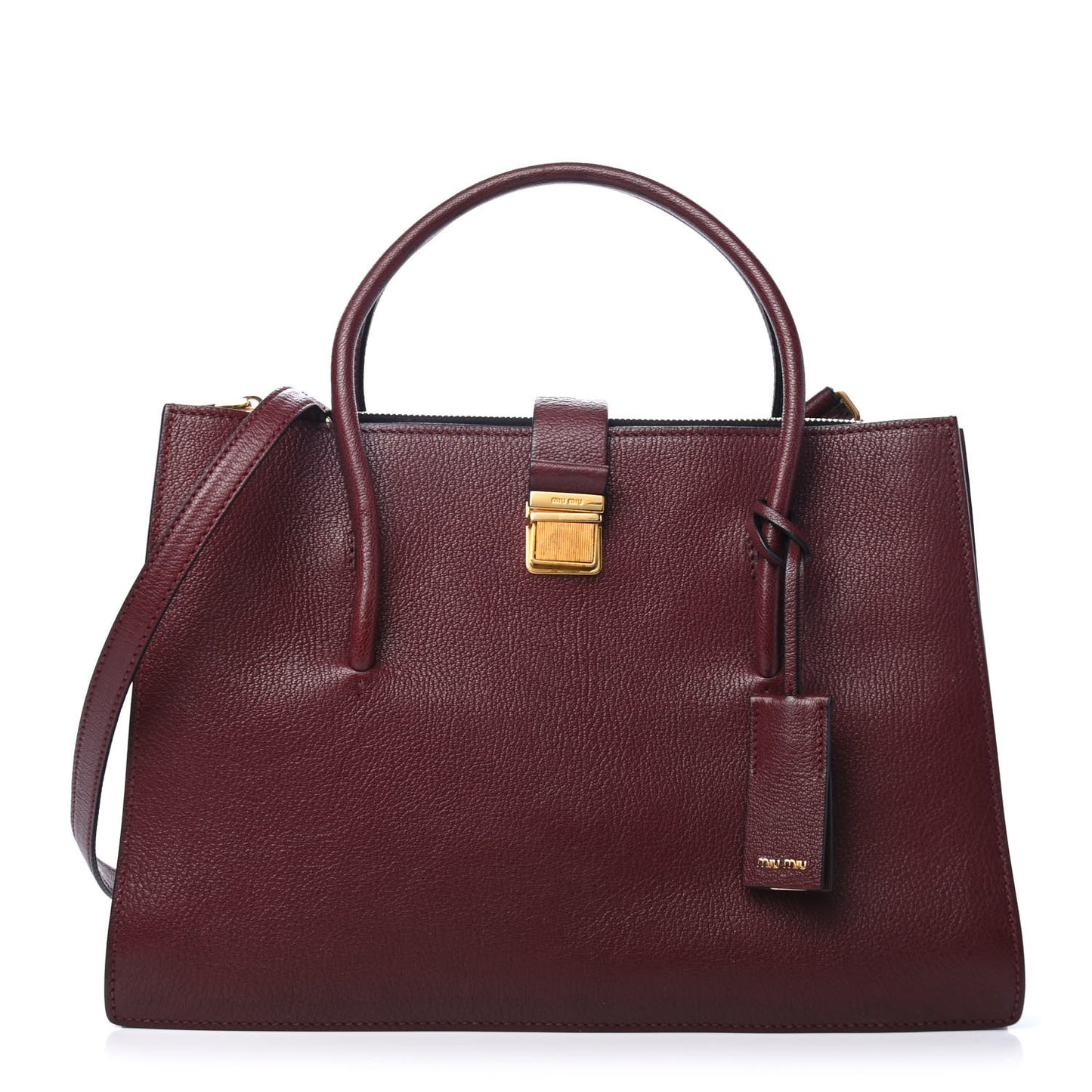 Goatskin Madras Tote Ribes
