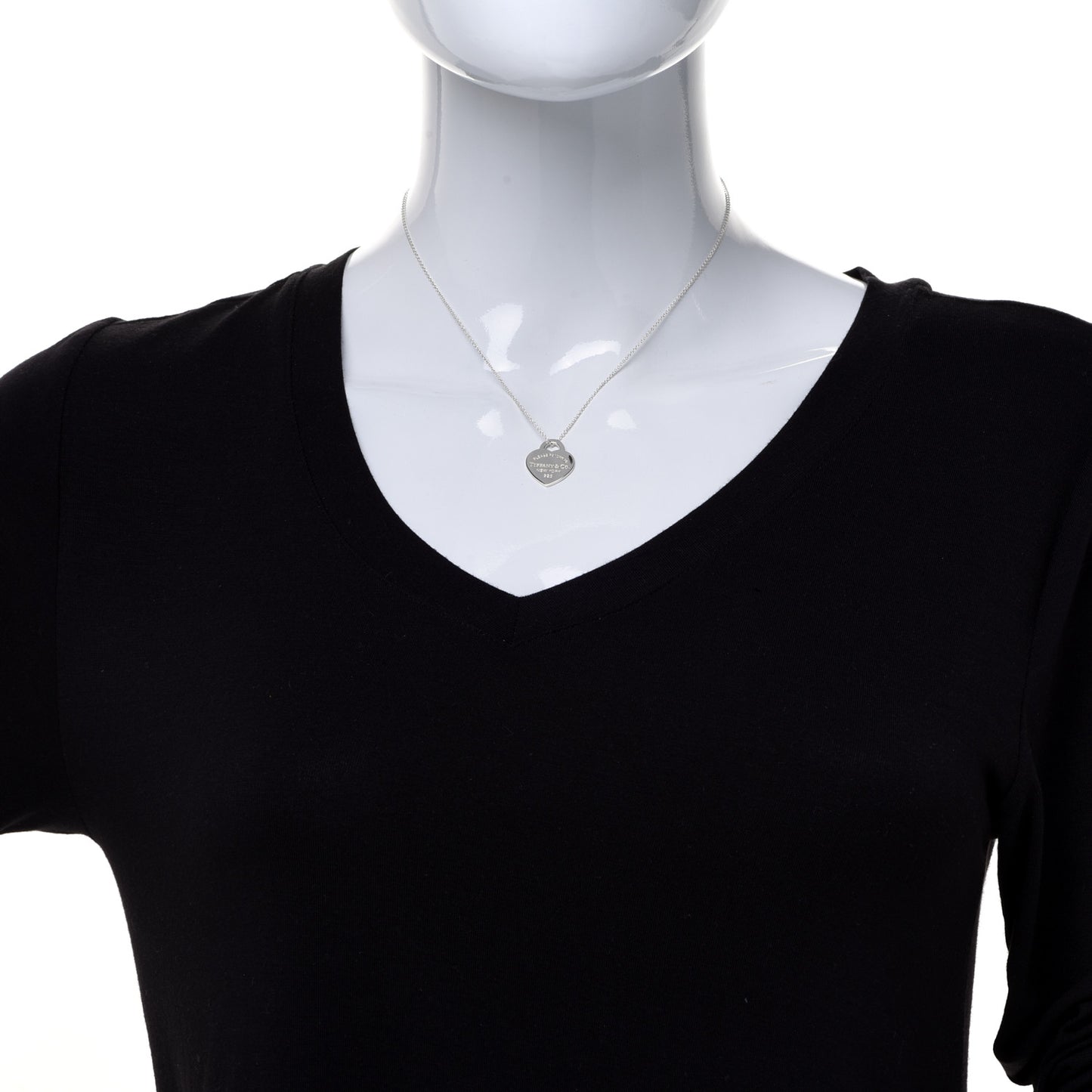 Sterling Silver Small Return to Tiffany Heart Pendant Necklace