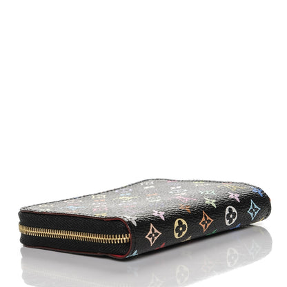 Louis Vuitton Monogram Multicolor Zippy Coin Purse Black Grenade 4 of 6