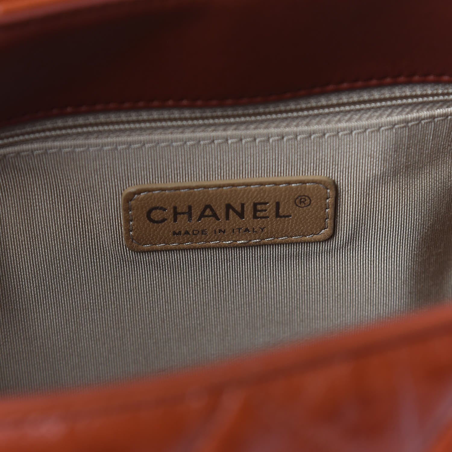 Chanel Glazed Crinkled Lambskin Large East West Flap Red 8 of 10