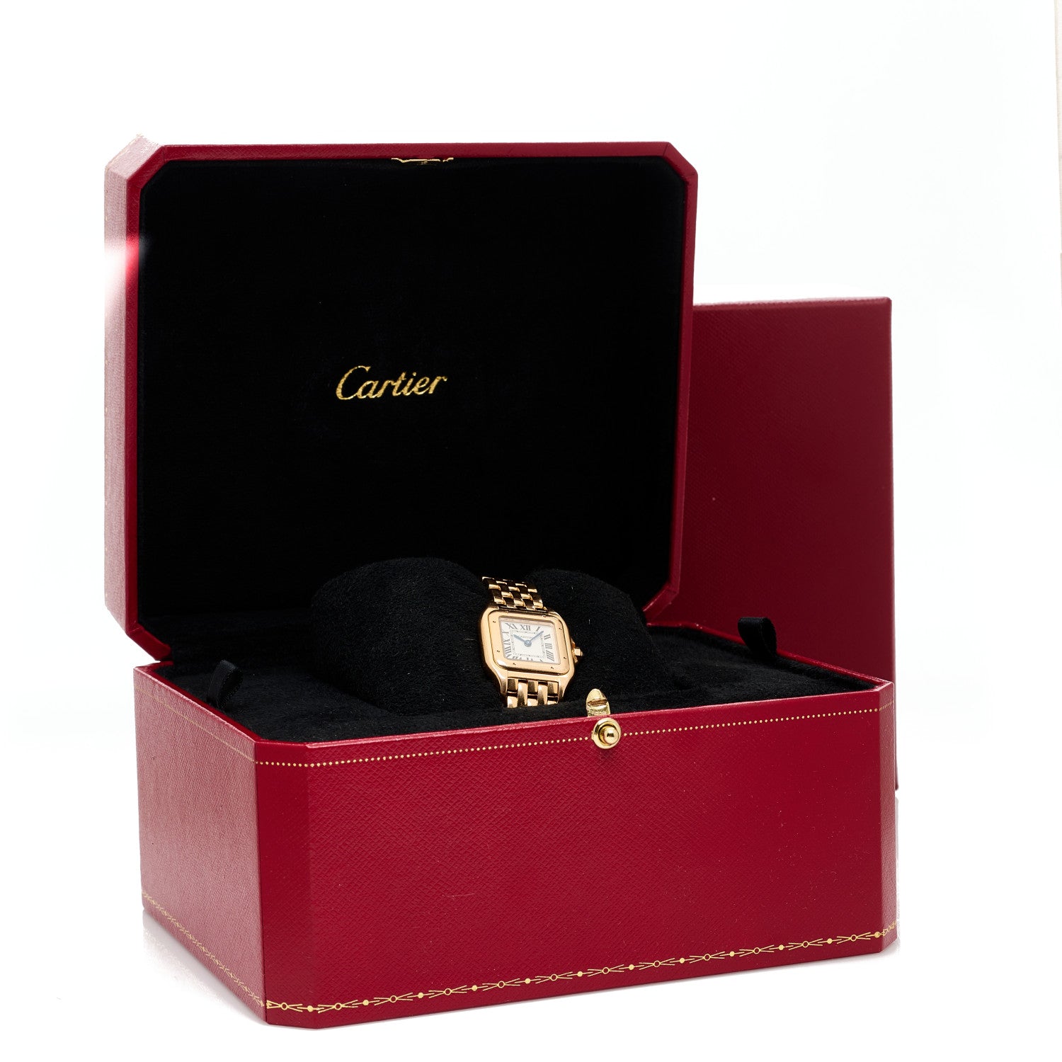 Cartier 18K Pink Gold 22mm Panthere Quartz Watch 5 of 5