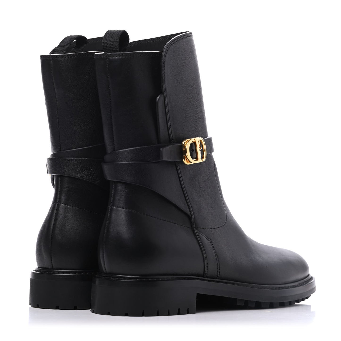 Calfskin Empreinte Ankle Boot 37 Black