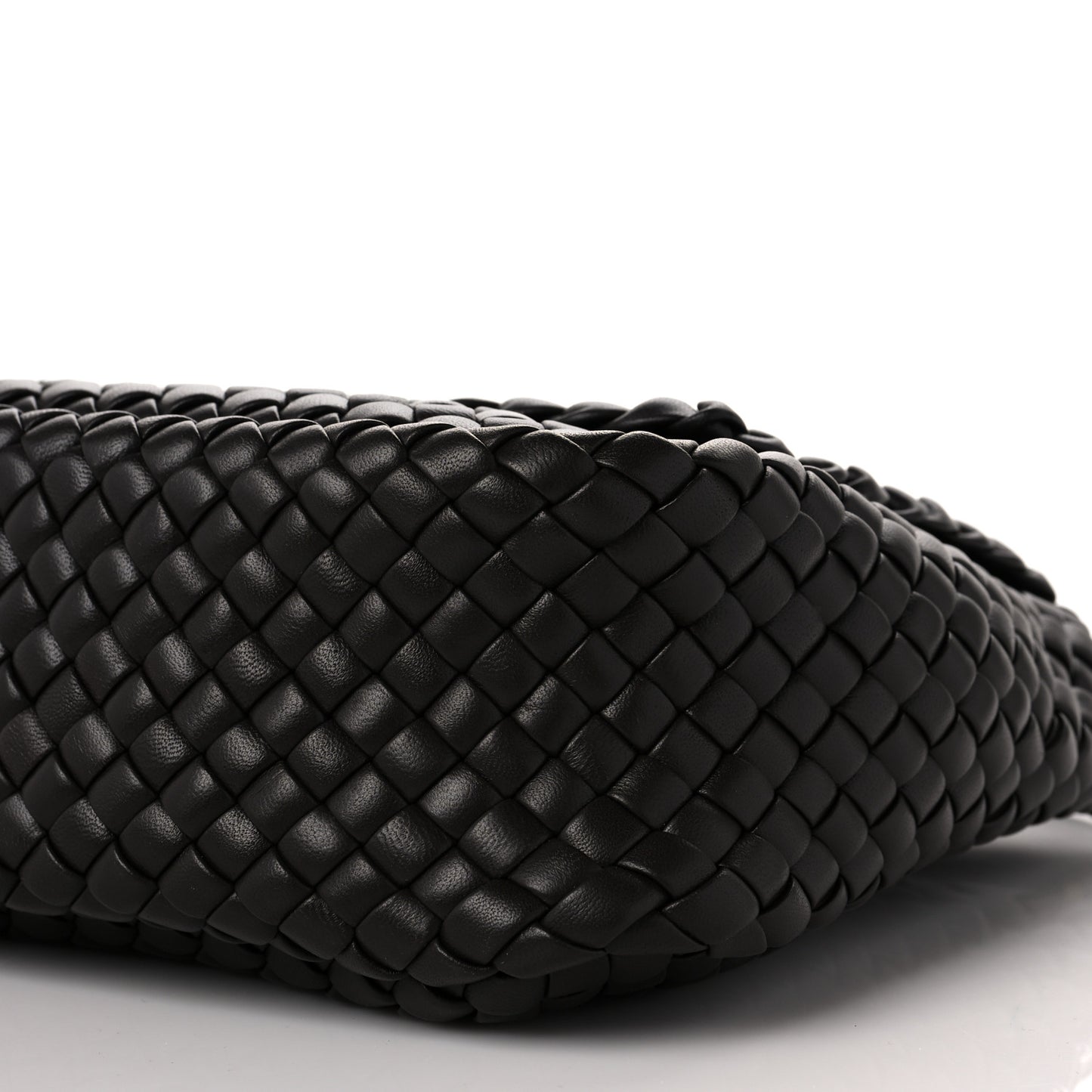 Nappa Intrecciato Cobble Shoulder Bag Fondant