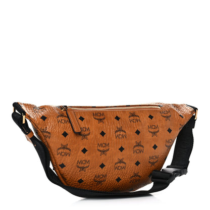 MCM Visetos Medium Studded Fursten Belt Bag Cognac 2 of 9