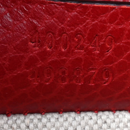 Gucci Dollar Calfskin Swarovski Crystal Small Dionysus Shoulder Bag Hibiscus Red 7 of 9