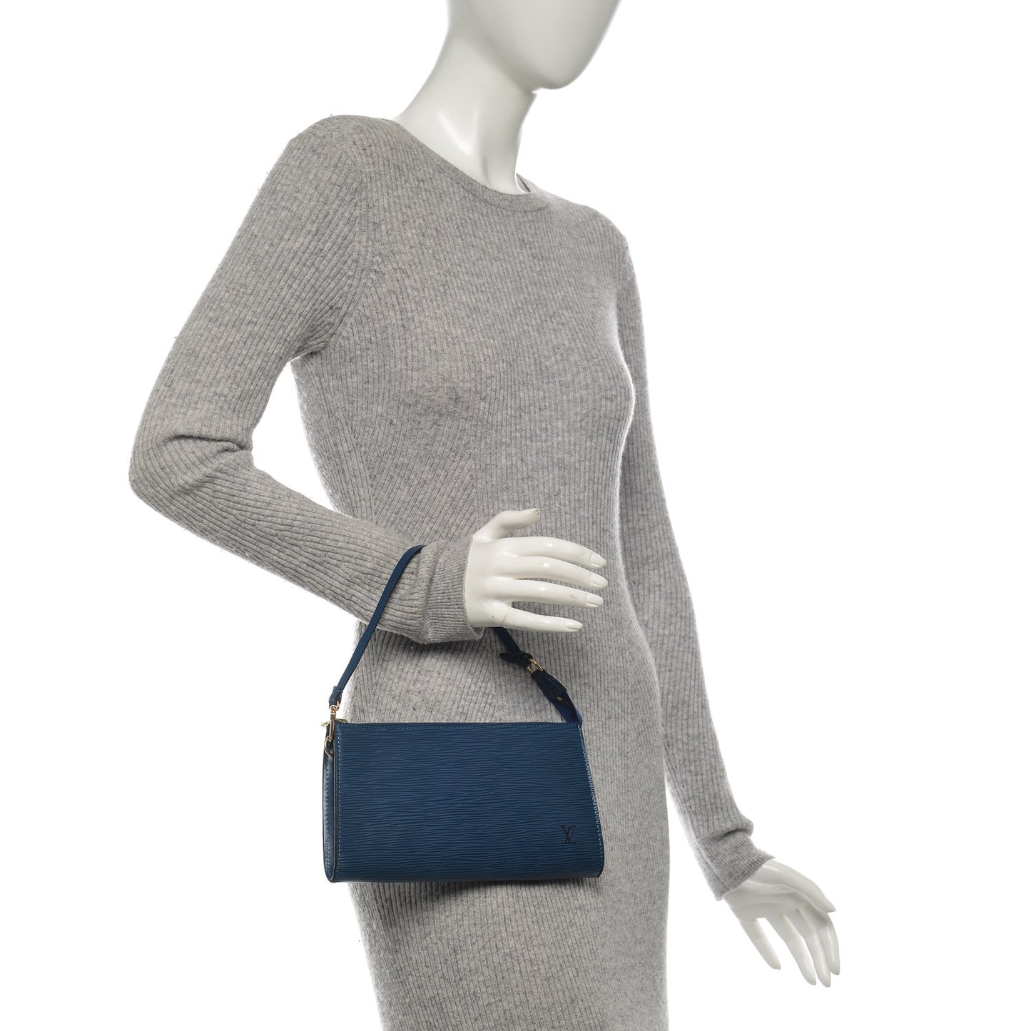 Epi Pochette Accessories 24 Myrtille