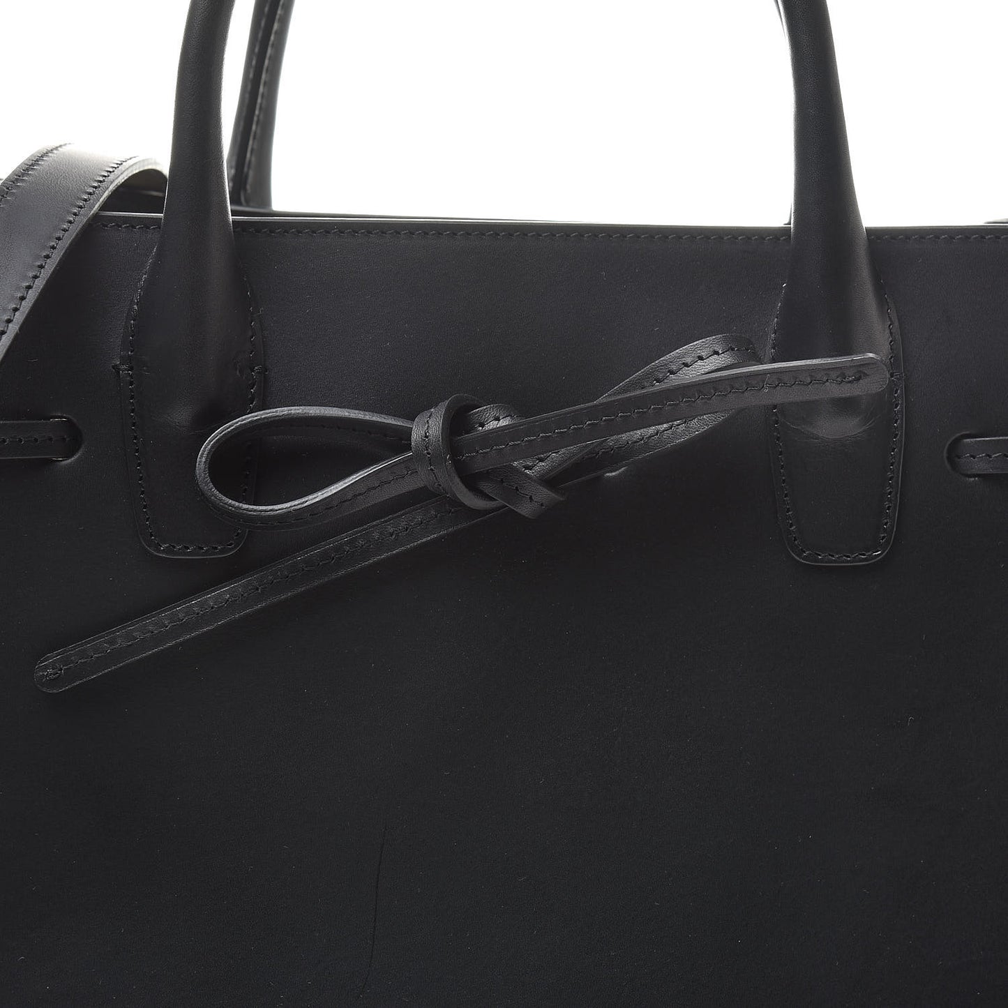 Vegetable Tanned Calfskin Sun Bag Black