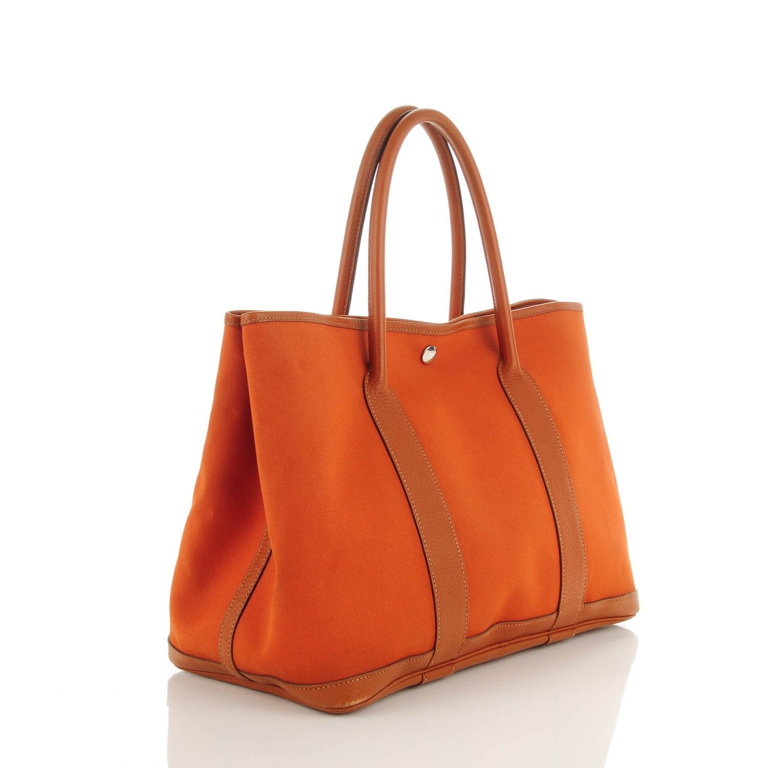 Hermes Toile Buffle Garden Party 36 Potiron 3 of 9