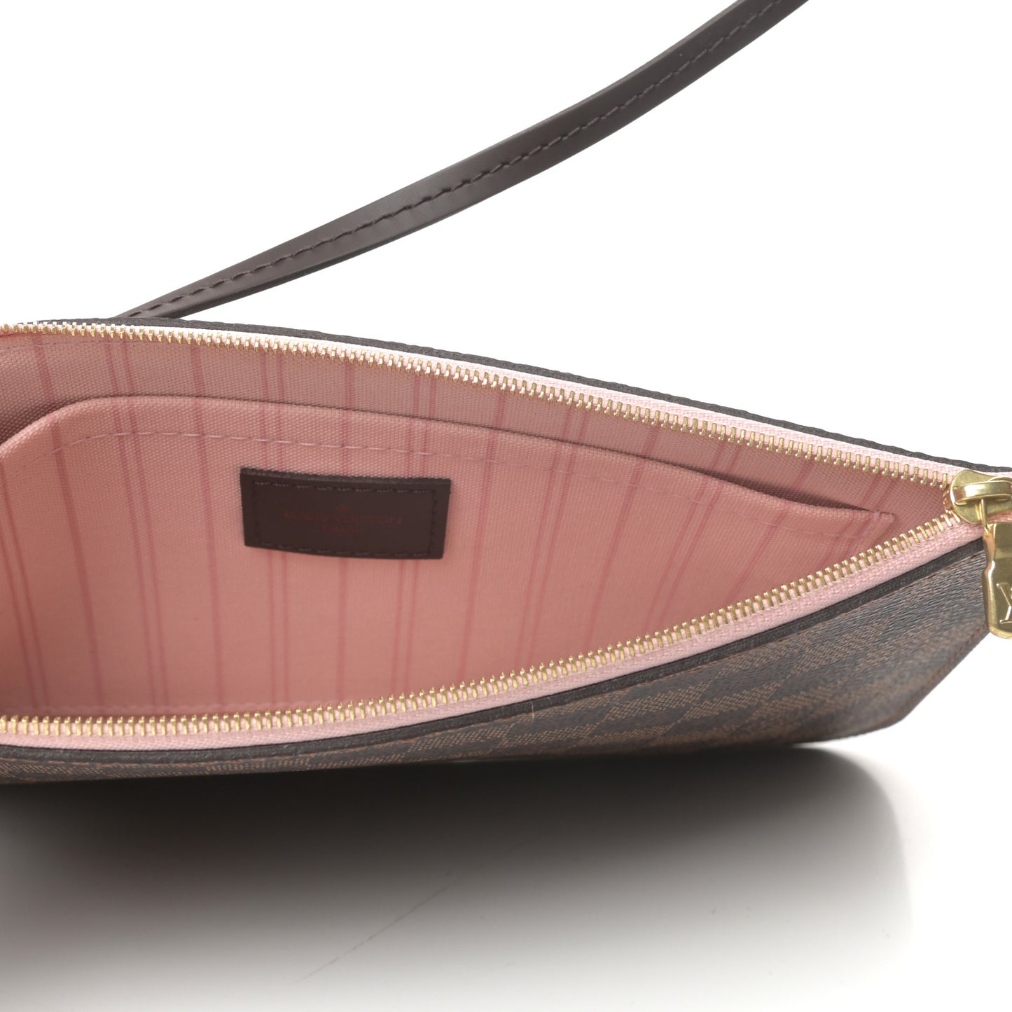 Damier Ebene Neo Neverfull MM Rose Ballerine