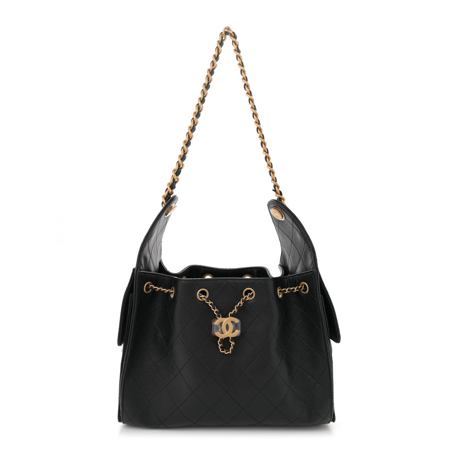 Chanel Caviar Quilted Small Chanel 25 Handbag Black 1 of 10