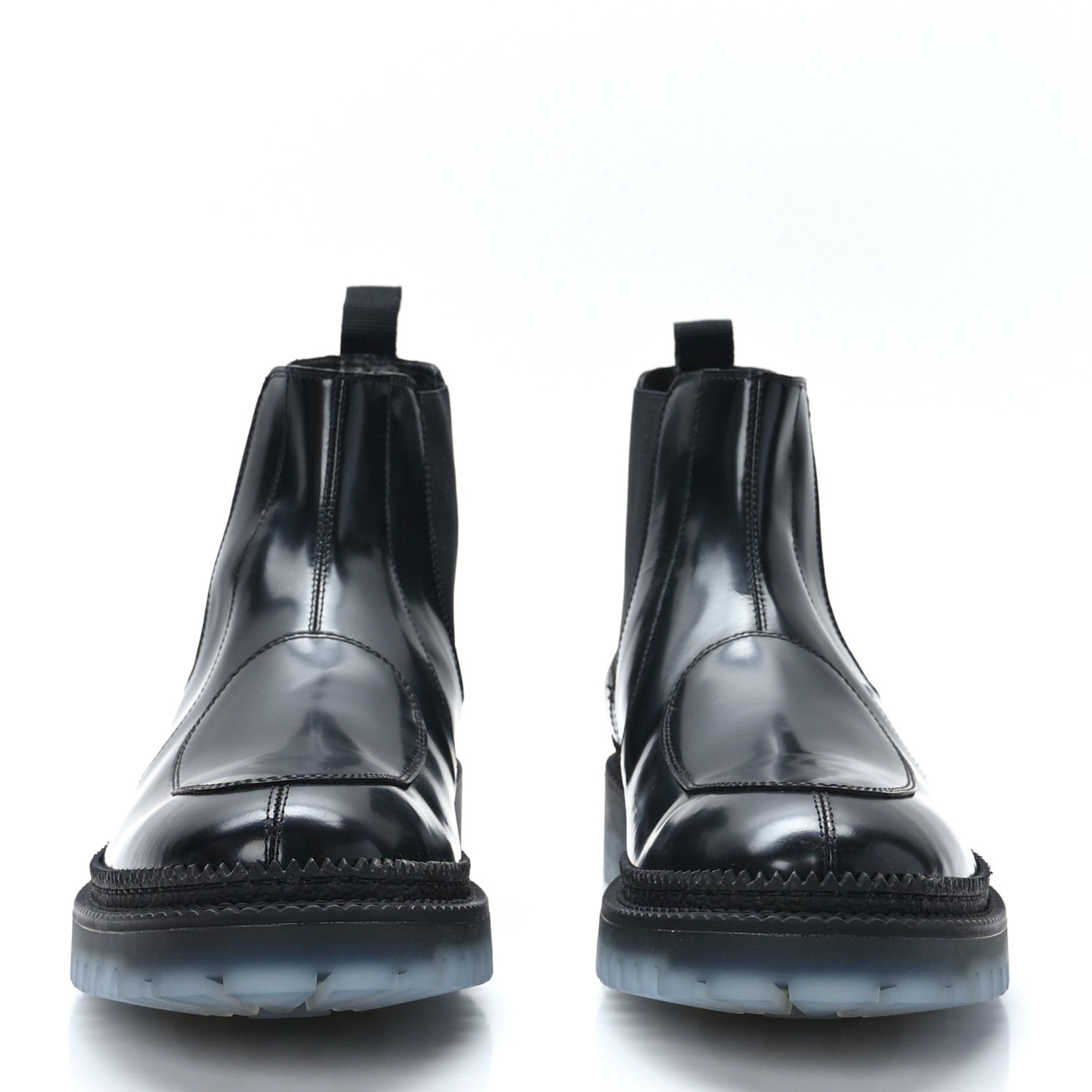 Jimmy Choo Box Calfskin Mens Boaz Chelsea Boots 44.5 Black 2 of 8