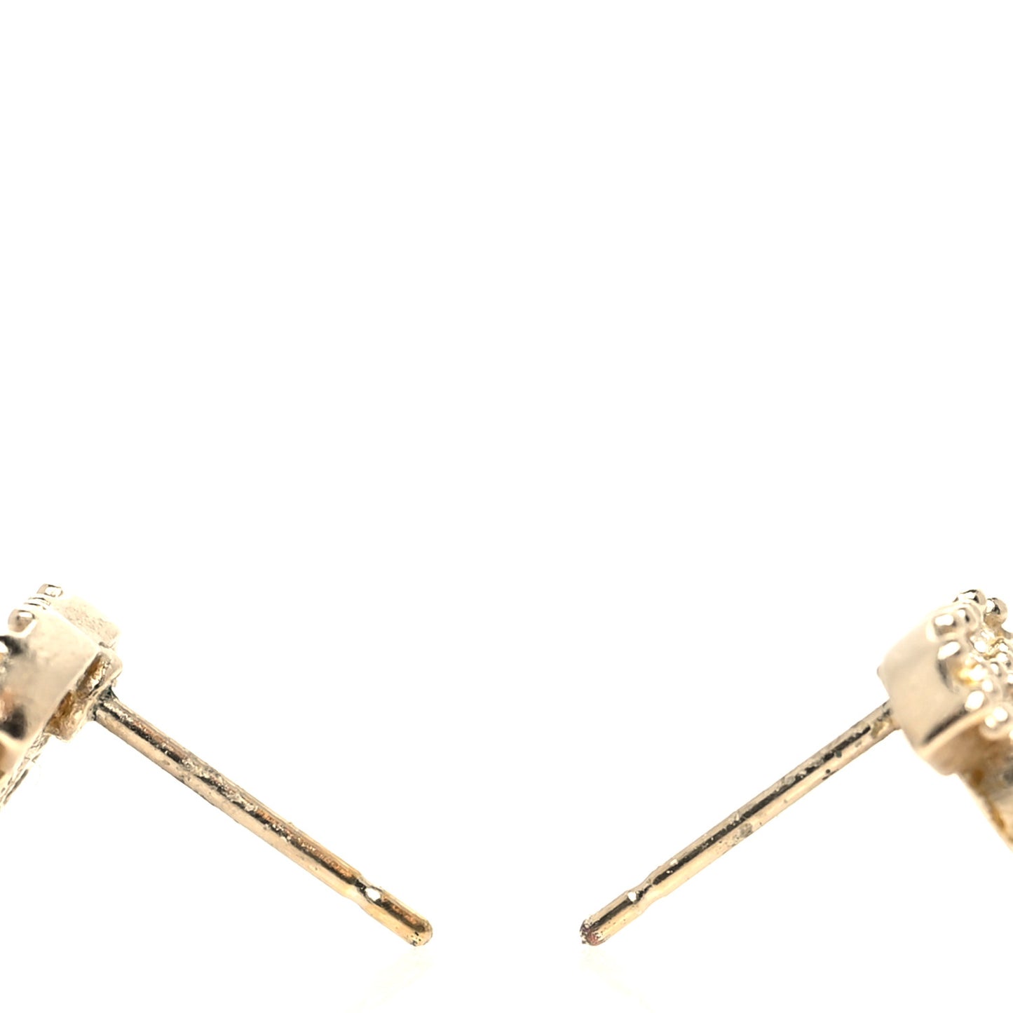 Crystal CC Earrings Gold