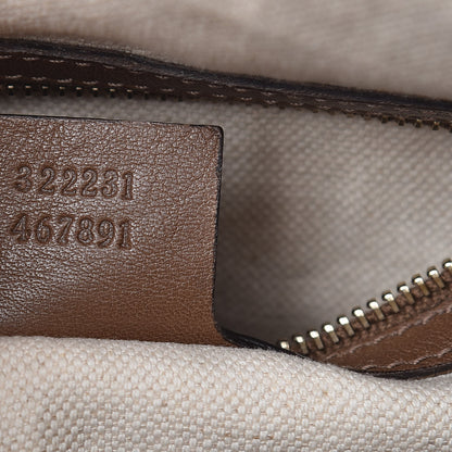 Gucci GG Supreme Monogram Margaux Calfskin Medium Nice Boston Beige Ebony Acero 8 of 10