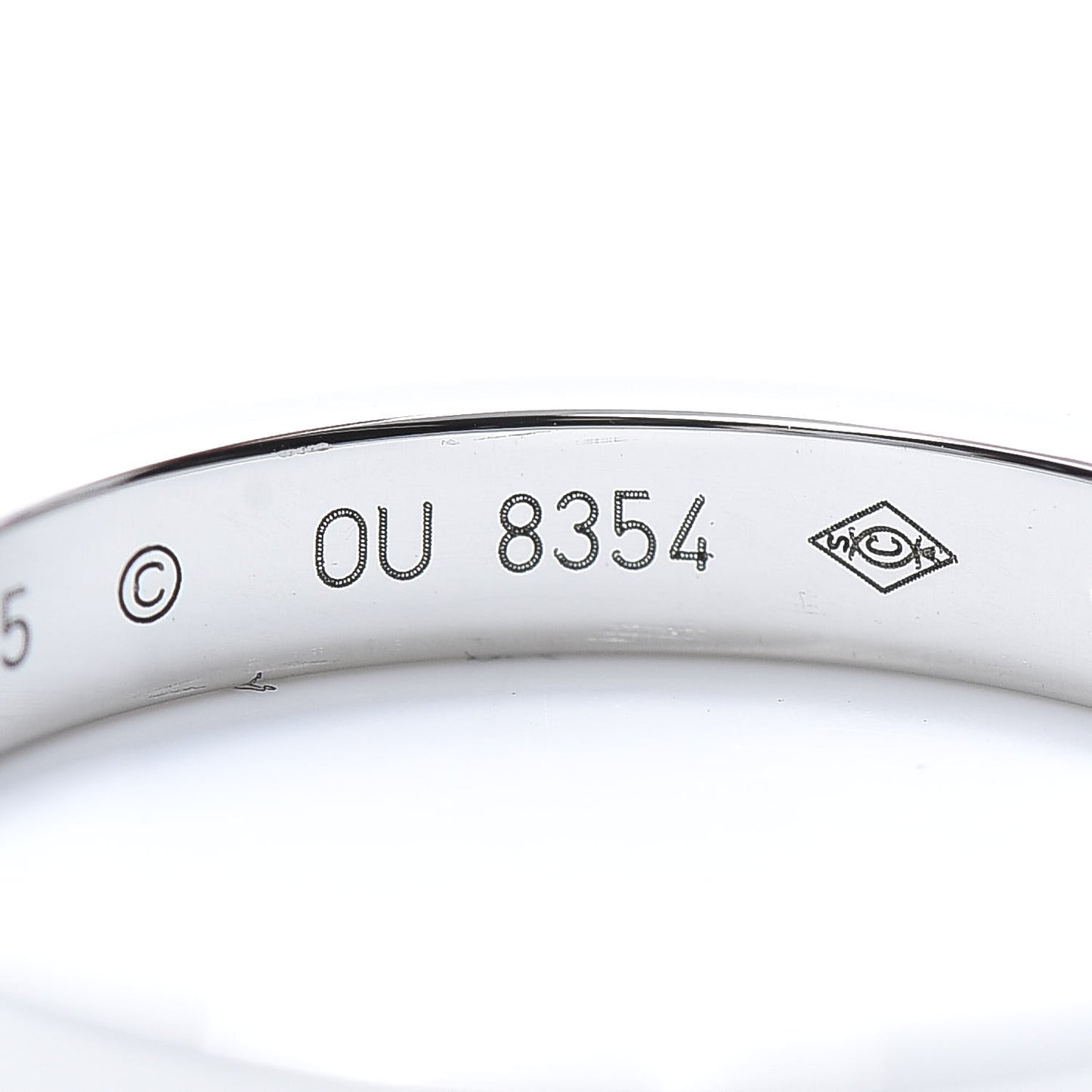 Platinum Diamond 3mm C De Wedding Band Ring 55 7.25