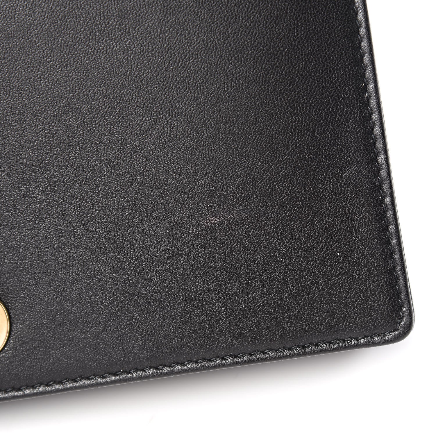 Christian Dior Lambskin Cannage Lady Dior Chain Wallet Black 8 of 11