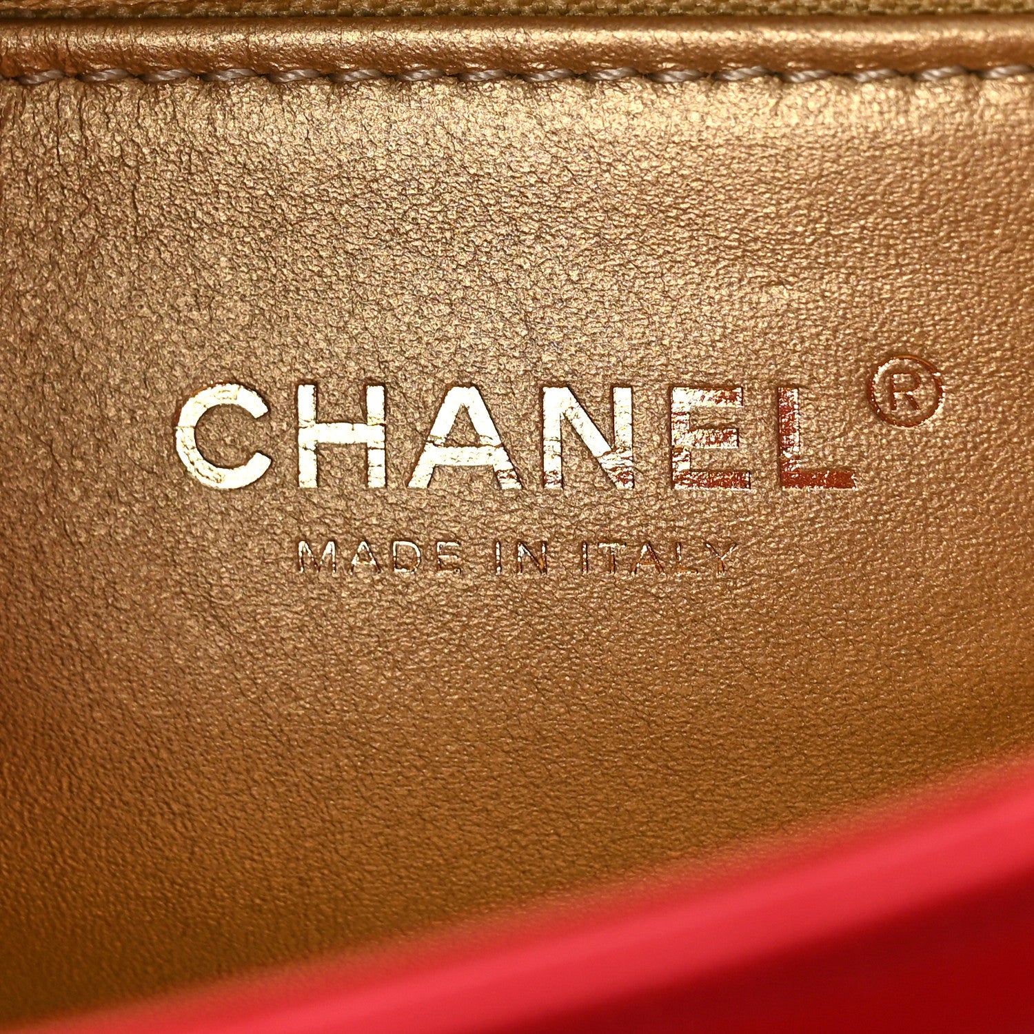 Chanel Lambskin Quilted Multiple Chain Flap Red 6 of 10